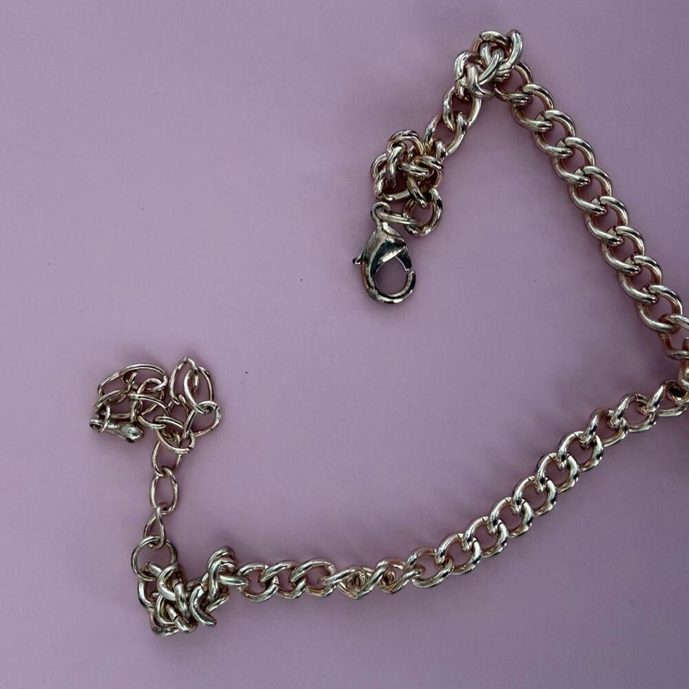Pink Rhinestone Bow Necklace - Picture 4 of 8